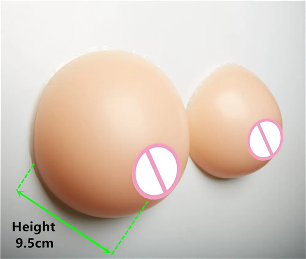 2800g/pair Classic Round Breast Forms Silicone Boobs Fake Tits Enhancer For Crossdresser Drag Queen Shemale Transgender