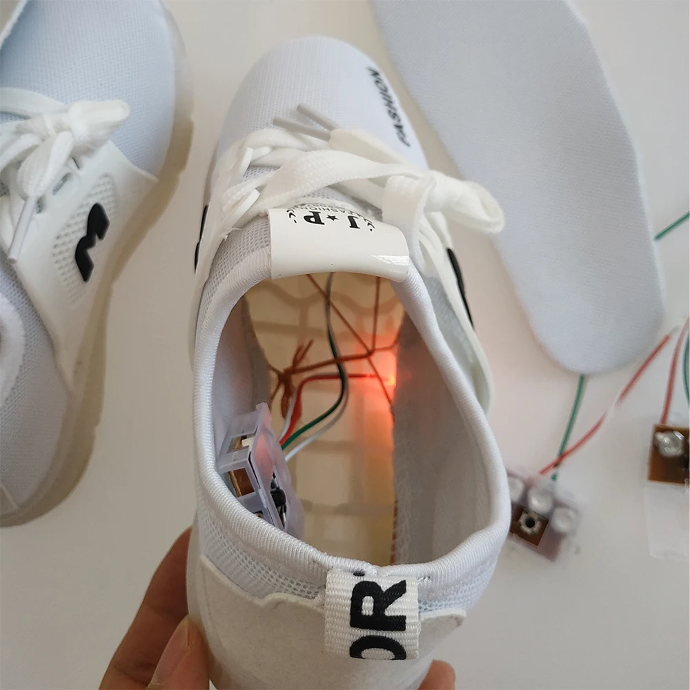 Flashing Light System of Led Shoes Powered by Button Battery If Not Order it with Shoes It Will Come Without Button Battery