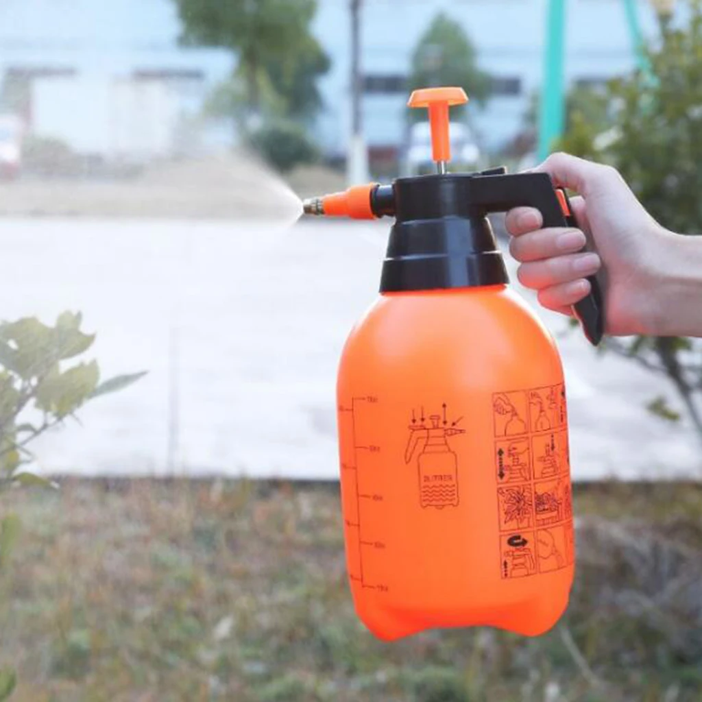 Manual Garden Pressure Sprayer Yard Pump Spray Bottle with Adjustable Nozzle