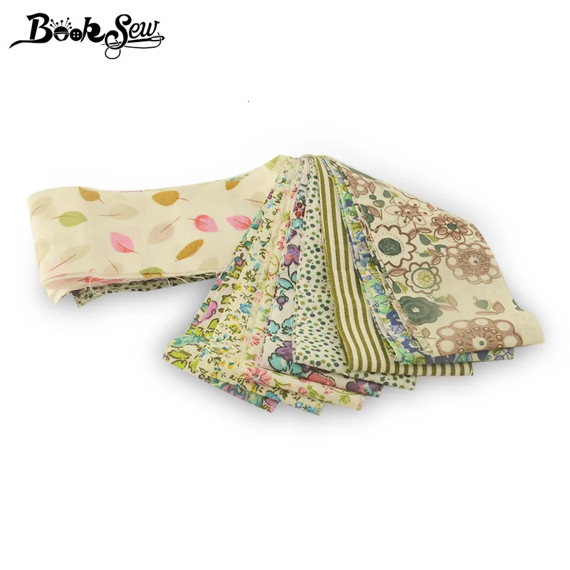 Booksew Анкара Ткань хлопковая ткань с цветами желе ролл полоски 8-9 шт./лот 5x100 см Telas лоскутное Algodon DIY куклы шитье ремесло