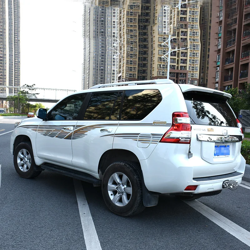 Для Toyota Land Cruiser Prado FJ150 2010- виниловая графика стикер для тела Боковая наклейка полосатые наклейки своими руками комплект для стайлинга автомобилей