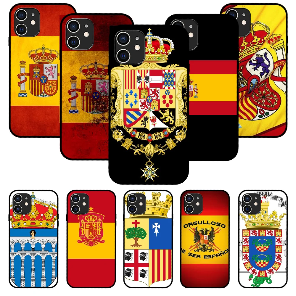 Чехол для iPhone 11 12 8 Plus Mini Pro X XR XS Max 4 5 7 6 6S SE чехол с черным покрытием роскошный флаг