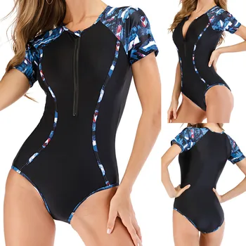 

купальник женский 2020 swimwear women Piece Bathing Suit Athletic Training Diving Surfing Swimwear Swimsuit bikini set