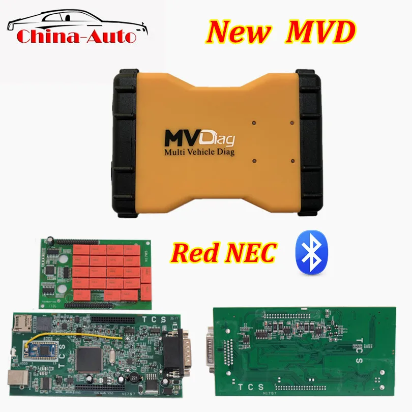 Новый дизайн mvd TCS без Bluetooth мульти-языков OBD OBDII TCS CDP диагностические инструменты же как TCS Pro CDP новый VCI CDP