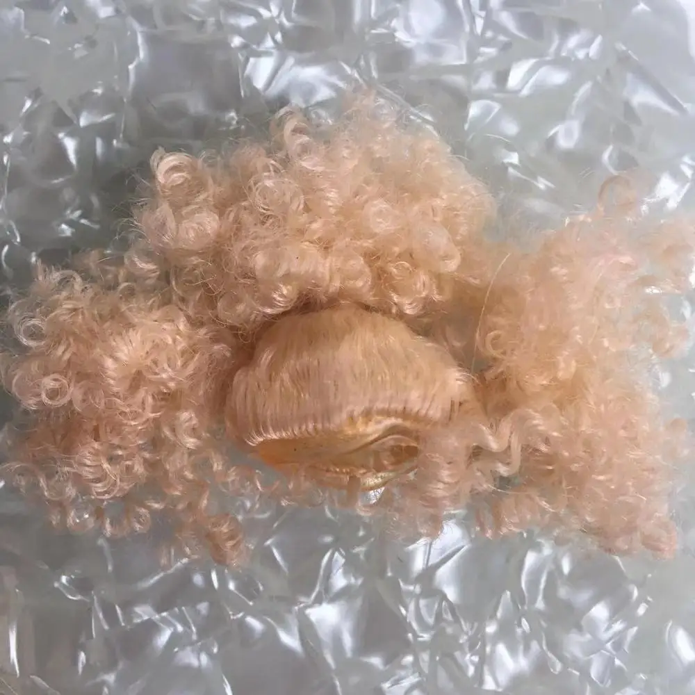 Косплей Кукла на Хэллоуин Игрушка голова парик принцесса кукла голова девушка DIY туалетный волос игрушки Дети Макияж DIY игрушки подарки на день рождения для девочек - Цвет: beige