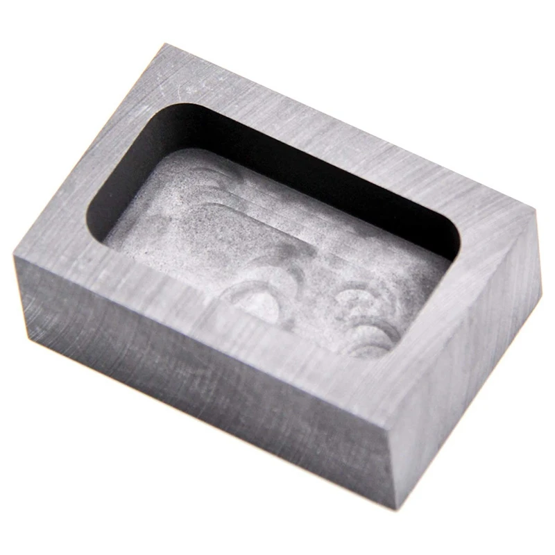 Graphite Ingot Mold High Purity Refining Melting Casting Mould For Gold Silver Metals 45X24x10mm 150G | Инструменты