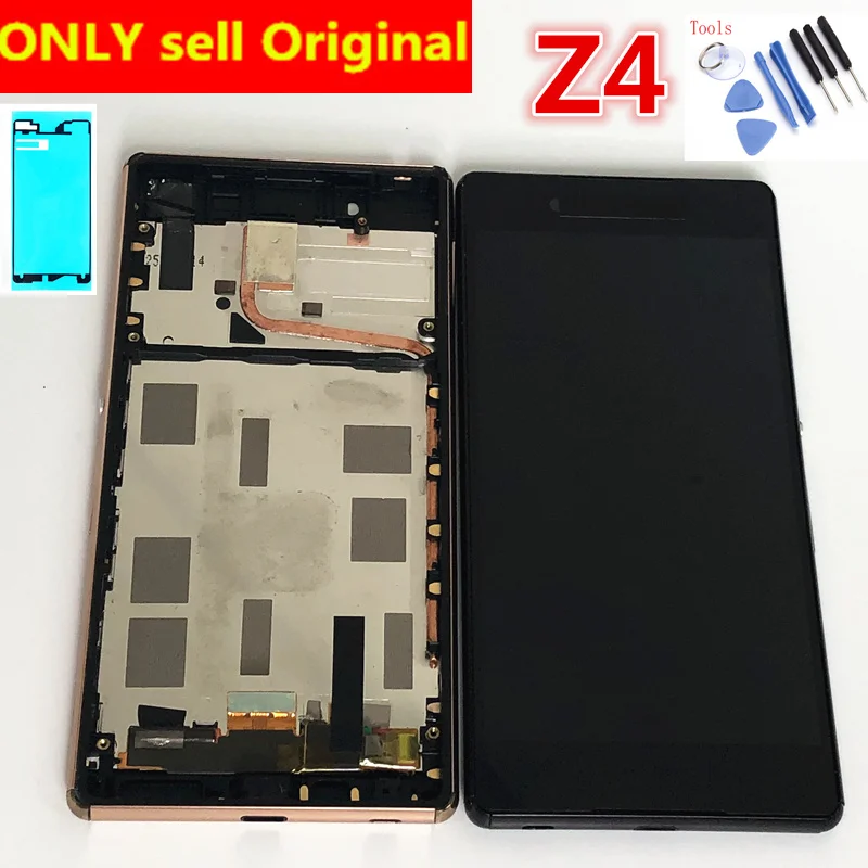 Оригинальный IPS экран 5 2 дюйма для SONY Xperia Z3 Plus E6533 E6553 сенсорный ЖК с рамкой Z4