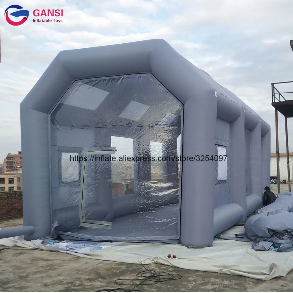 

Cusomized inflatable spray booth car maintaining inflatable paint booth tent with factory price
