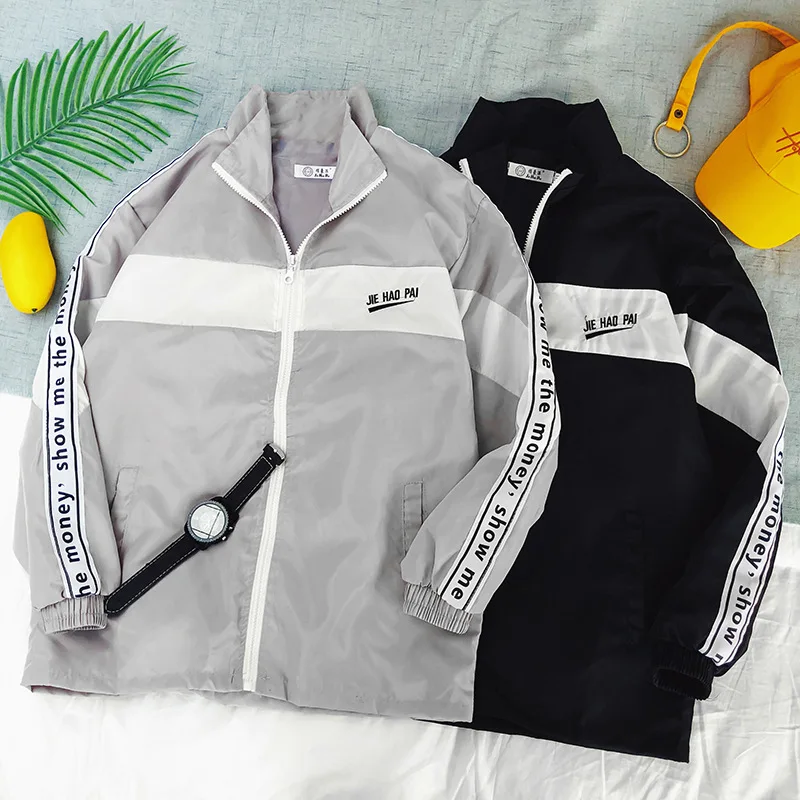 

Spring Versatile Ulzzang Coat Male STUDENT'S Korean-style Trend Hong Kong Style BF Loose-Fit INS Jacket Baseball Uniform Hip Hop