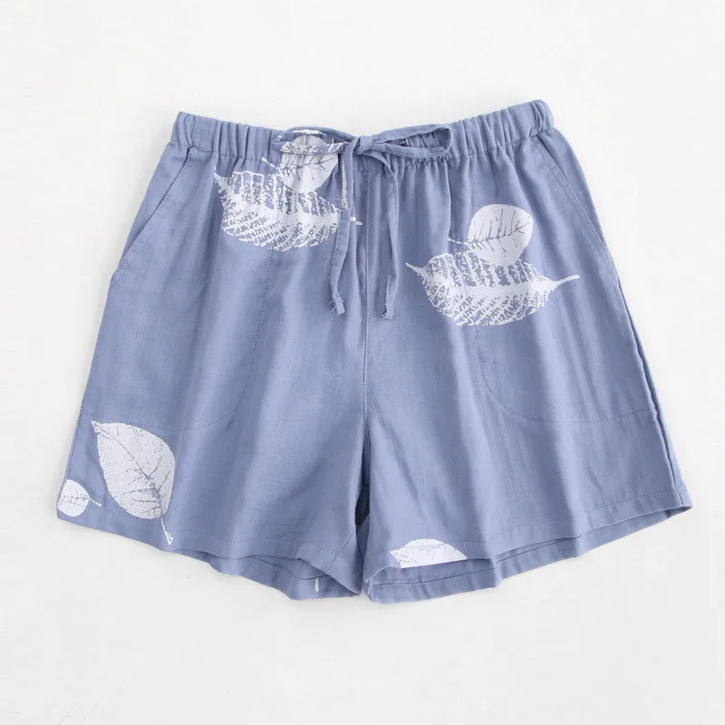 Summer Women's Cotton Pajama Pants Large Size Double Layer Gauze Home Pants Loose and Comfortable Casual 2022