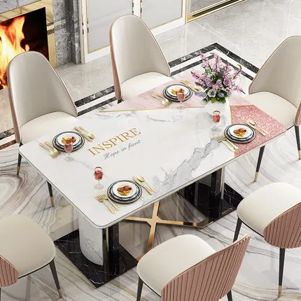 PVC Soft Glass Oilproof Waterproof Table Covers PVC Tablecloth Oil Tablecloth Glass Soft Cloth Home Textiles Almofadas Placemats - Цвет: 1.5mm