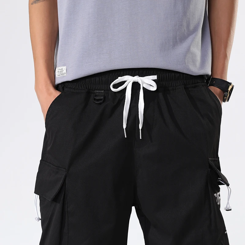hip hop streetwear baggy jogger shorts masculino