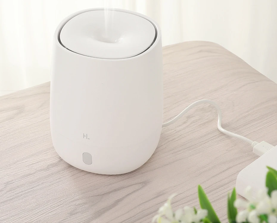 Xiaomi Youpin HL Портативный USB мини воздушный диффузор для ароматерапии и увлажнитель 120 мл тихий ароматический Туман чайник 7 светильник цвета для дома и офиса