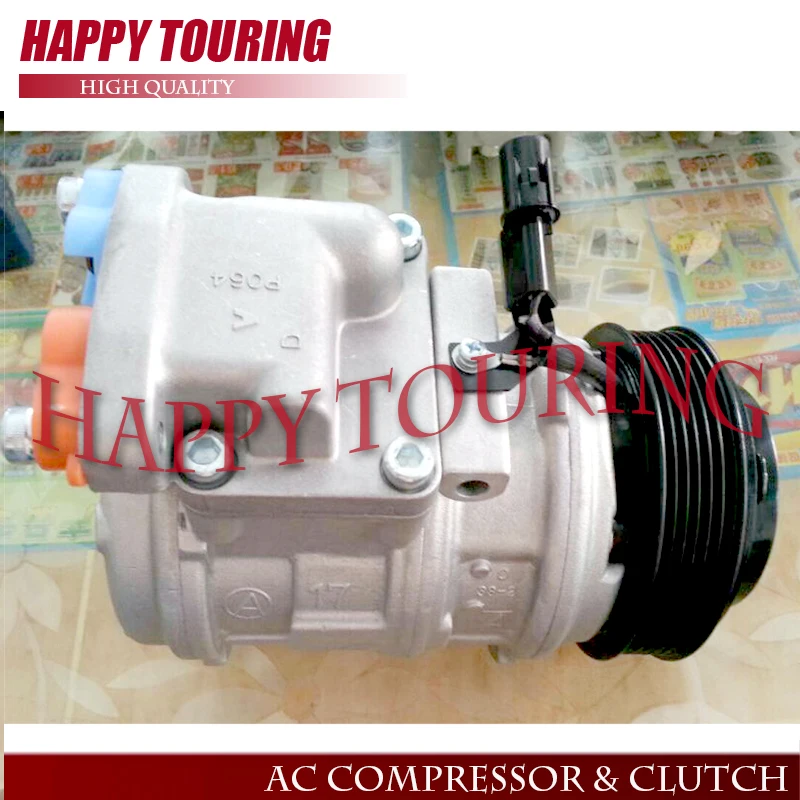 

CAR AC COMPRESSOR For SSANGYONG RODIUS 2.7 Xdi REXTON 2.7 Xdi 2004 2005 2006 2007 6652300011 6652300211 180500390A