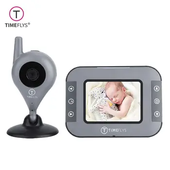 

TimeFlys Video Baby Monitor C240B 2.4 inch LCD Vibration Infrared Night Vision Two Way Talk Temperature Monitoring and Lullabies
