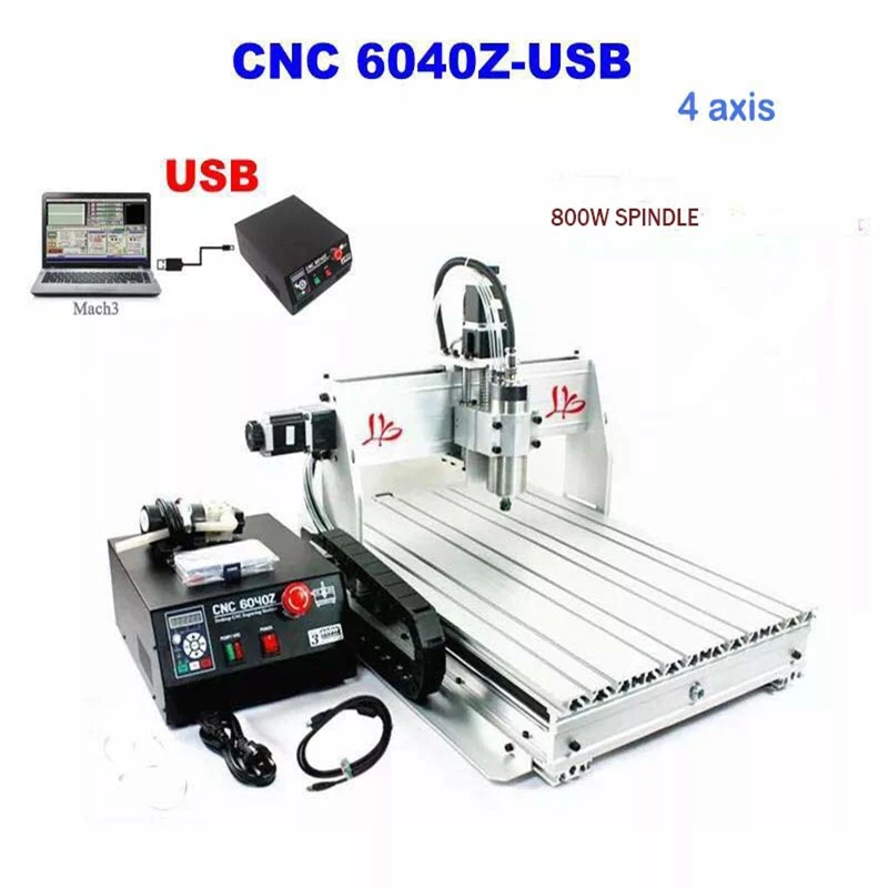 CNC 6040Z 4 ACHSEN ENGRAVER GRAVUR MASCHINE USB ROUTER BOHREN FRÄSEN CUTTER CARVING WERKZEUG BALL SCHRAUBE ARTS BELIEBTE CNC 6040Z 4 ACHSEN ENGRAVER GRAVUR MASCHINE USB ROUTER BOHREN FRÄSEN CUTTER CARVING WERKZEUG BALL SCHRAUBE ARTS BELIEBTE