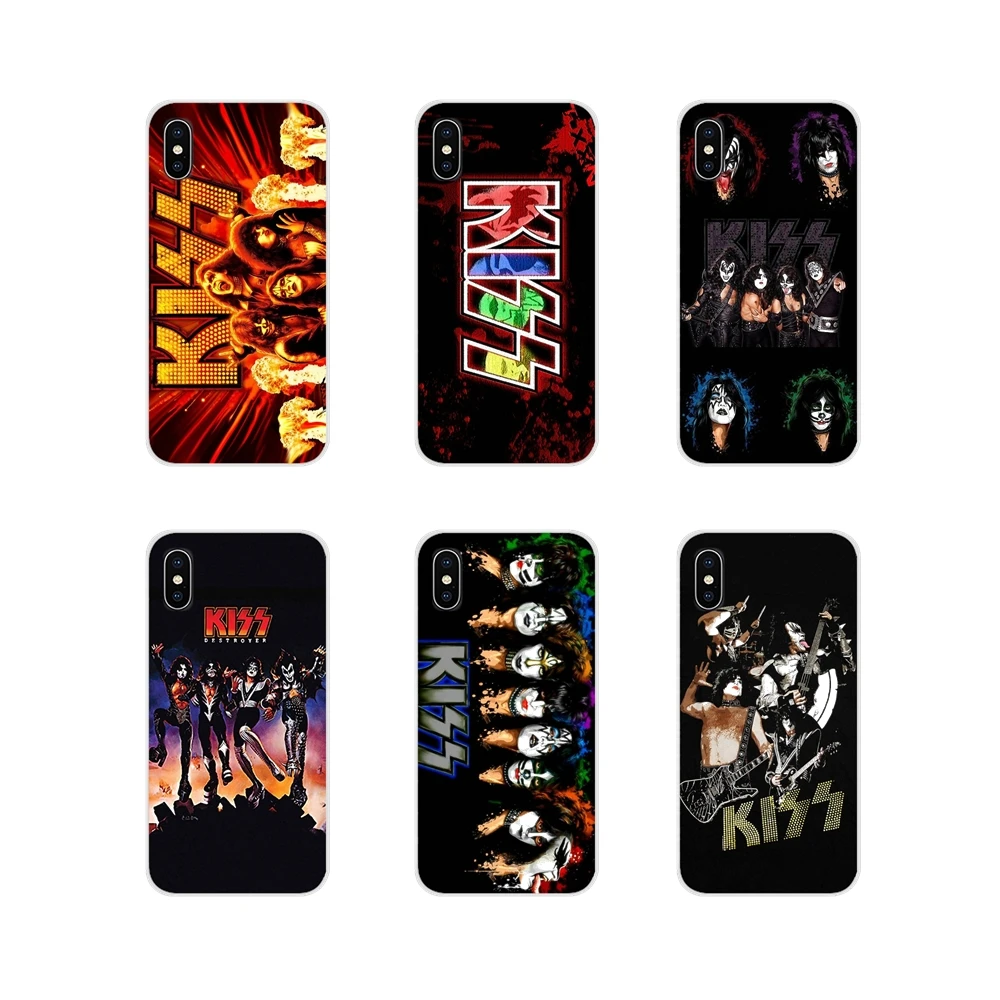 Аксессуары чехлы для телефонов samsung Galaxy S3 S4 S5 Mini S6 S7 Edge S8 S9 S10 Lite Plus Note 4 5 8 9 Kiss Band |