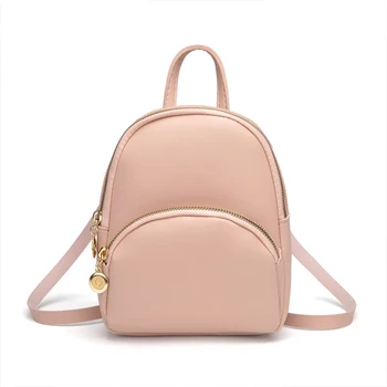 

Mini Women Backpack Simple New PU Leather Ladies Shoulder Messenger Bag Girls Casual Cross Body Bags