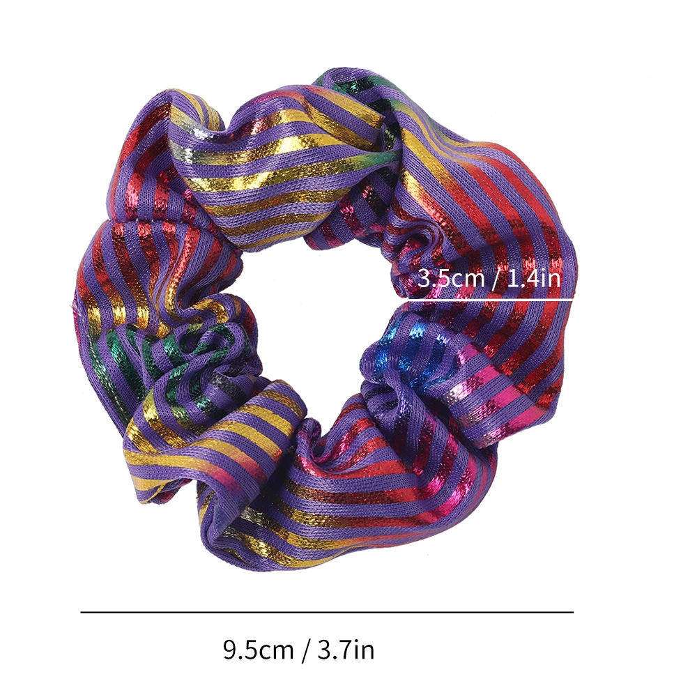 1PC Colorful Laser Hair Scrunchies Women Glitter Elastic Hair Rubber Bands Rope Ponytail Holder Headwear Hair Accessories 1PC Colorful Laser Hair Scrunchies Women Glitter Elastic Hair Rubber Bands Rope Ponytail Holder Headwear Hair Accessories