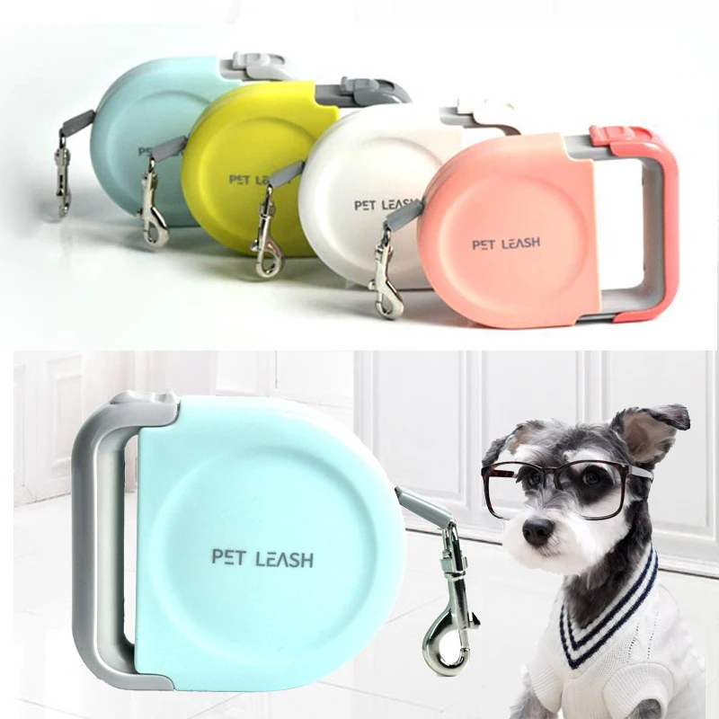 5M Retractable Dog Leash Automatic Flexible Dog Leashes Durable