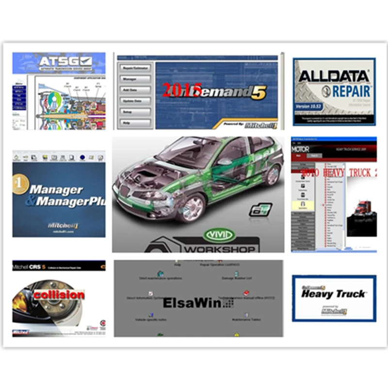 

High quality Alldata V10.53 & OD5 auto repair diagnostic software all data+mi..ll ond..nd2015+atsg+elsawin+vivid 1tb HDD usb 3.0