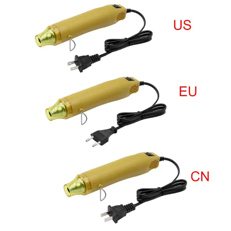 

110V 220V DIY Electric Heat Gun Hot Air Guns Tool 300W Temperature Shrink Seat