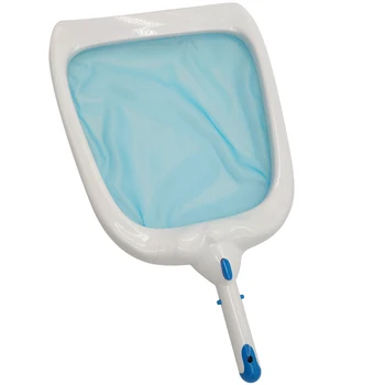 

Shallow Swimming Pool Skimmer Mesh Scoop Net Shallow Cleaner Filter Tool for Cleaning Swimming Pool (White) 57x35x4cm