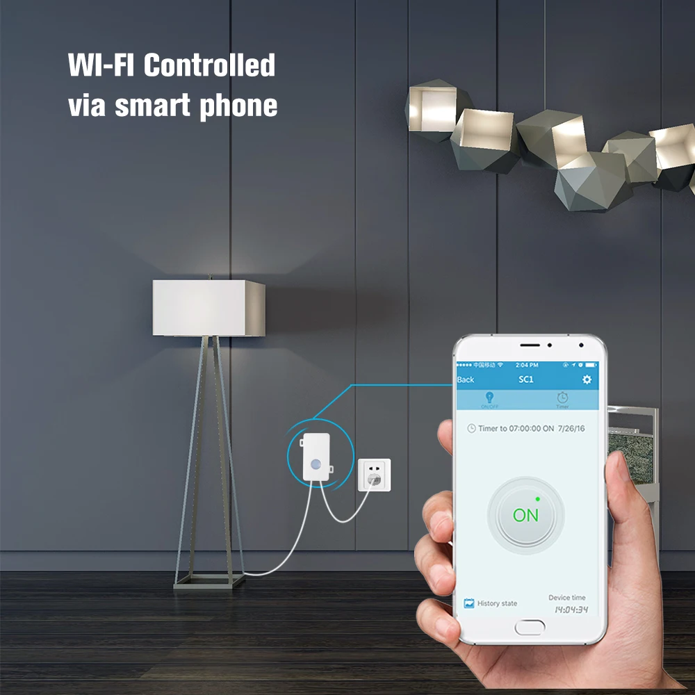 Broadlink SC1 модули домашней автоматизации умный переключатель WiFi приложение 2,4 ГГц пульт управления синхронизации беспроводной пульт дистанционного управления 2500 Вт умный дом