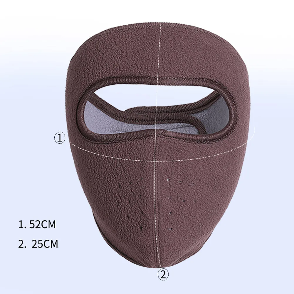 Ветрозащитная плюшевая маска для женщин и мужчин, сохраняющая тепло, дышащие маски для зимних видов спорта, езды на велосипеде, бега, JS26
