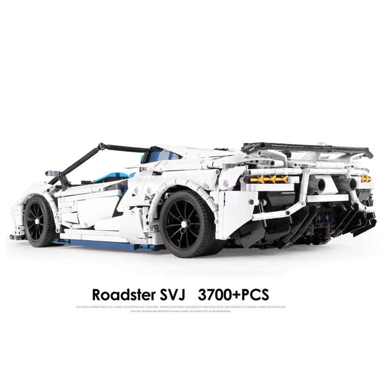 DHL LZ 2101 3700 шт. Ограниченная серия Roadster Moc Aventador модель спортивного автомобиля строительный блок кирпичи рождественские подарки на день рождения игрушки