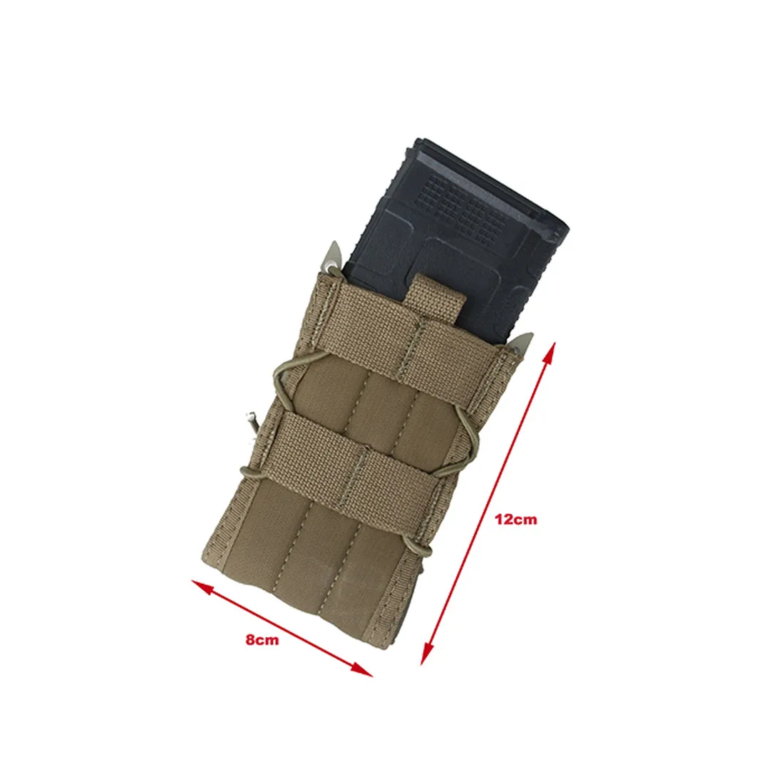 

TMC Tactical Assault Single Mag Pouch with MOLLE Clip - TMC3359-CB/MTP