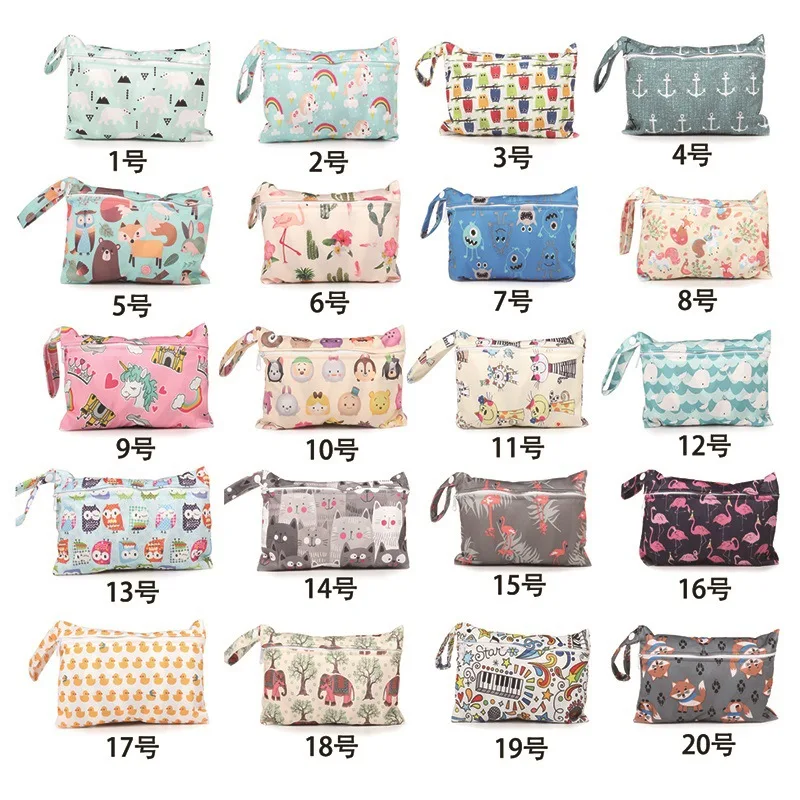 

Newborn Small Multifunction Diaper Bag Mommy Animal Cartoon Kids Cute Portable Nursing Waterproof Storage Nappy Changing Wetbag
