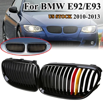 

MagicKit Gloss Black Front Kidney Grille For BMW E92 E93 3-Series Coupe 2D 10-13 Facelift