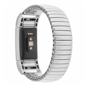 

Luxury Watch Band Strap Suitable For Fitbit Charge 2 Replacement Stainless Steel Elastic Bracelet Smart Watch Band Strap