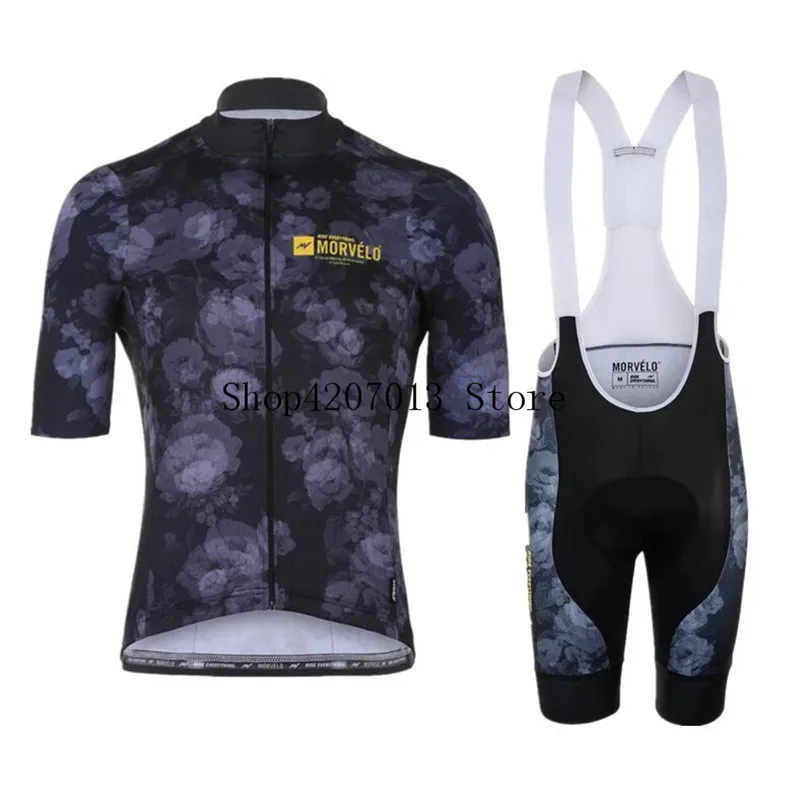 Morvelo pro велосипедная одежда велосипедные Джерси форма летние мужские велосипедные Джерси Набор дорожный велосипед одежда из Джерси для горного велоспорта велосипедные наборы - Цвет: as picture
