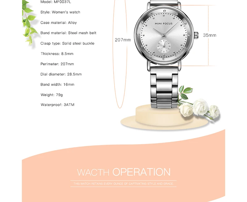 Minifocus женские часы известных роскошных брендов, модные женские наручные часы, золотые часы для женщин, часы Golend Relogio Feminino