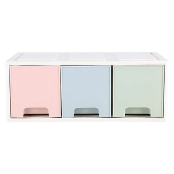 

Desktop Drawer Organizer Desktop Office Storage Box Container with Craft Office Items Cosmetic
