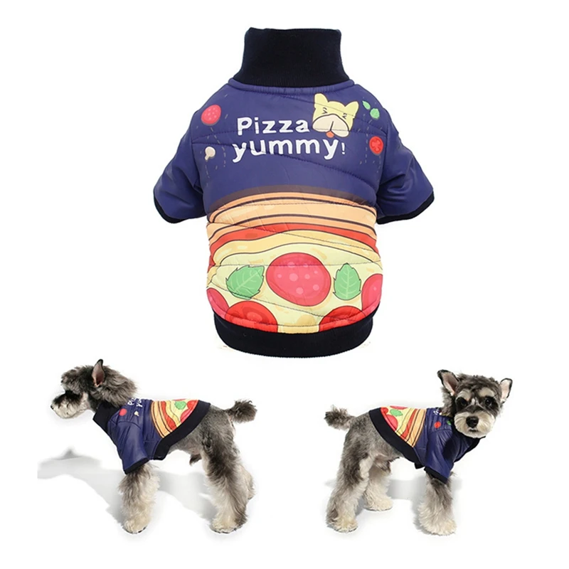 Одежда для собак; зимние теплые куртки для собак; водолазка; толстое хлопковое пальто для маленьких собак; одежда для домашних животных; одежда для французского бульдога и щенка