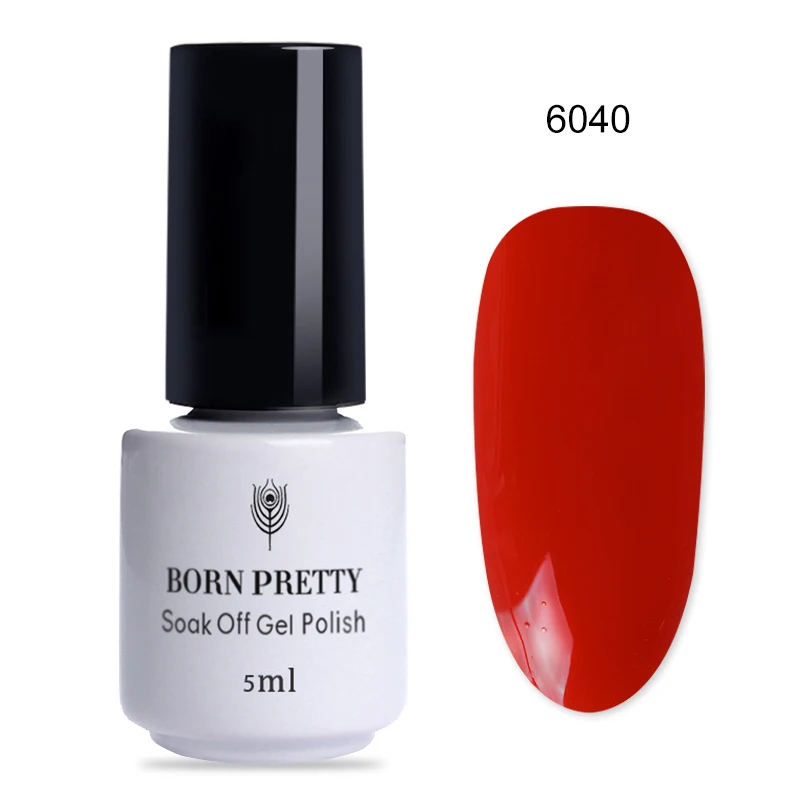 One-Step UV Gel 6040 BORN PRETTY, 60 цветов, Матовый УФ-гель для ногтей, 6 мл, чистый цвет для ногтей, матовое верхнее покрытие, впитывается, Гель-лак для ногтей, маникюрный лак - Цвет: One-Step UV Gel 6040