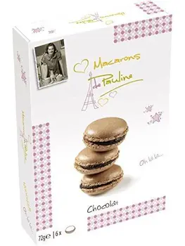 

Macarons rellenos de chocolate Macarons de Pauline