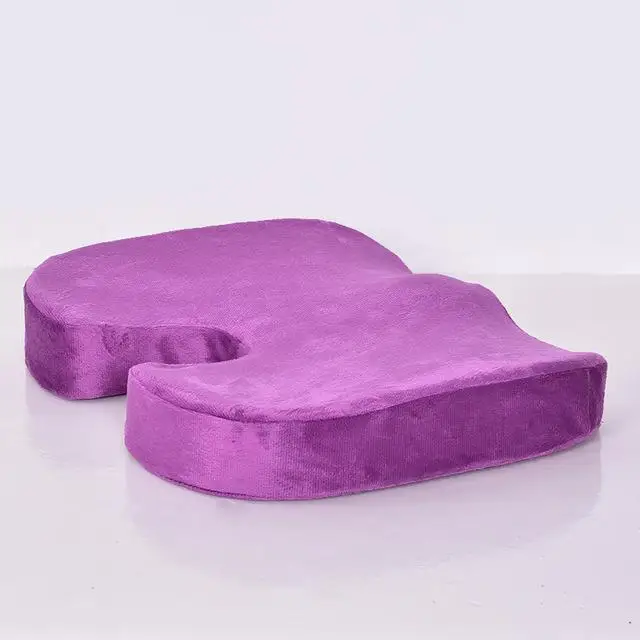 2 In 1 Bamboo Fiber Memory Foam Seat Cushion Back Cushion Slow Rebound Waist Support Set for Home Office Health Care Chair Pad 