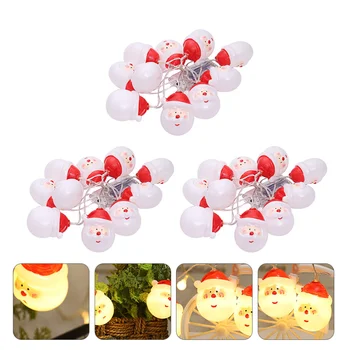 

3 Sets Christmas Decorative Light 10 LED Atmosphere Lamp String (No Battery)