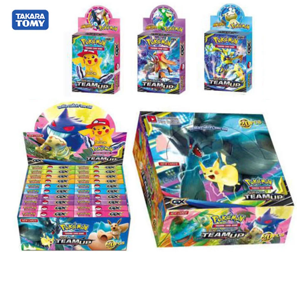 

New 660pcs/Set Pokemon Card Pocket Monster TCG: Team Up GX Booster Box Trading Cards Game card Gift Toy For Childrens