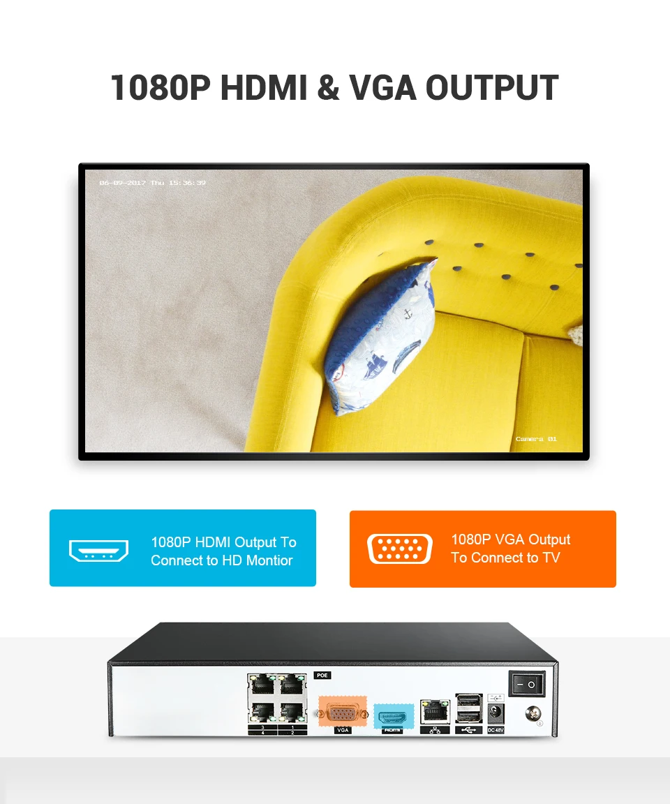 Sistema de Segurança Livre à Prova Dvr com 8 p ao ar Sannce Casa Vídeo 5in1 1080n Hdmi Pçs Dsmart Água Inteligente ir Câmera Cctv Conjunto Kit 8ch 1080 p 10 segurança vídeo 5in1 1080n hdmi dvr com