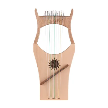

10 string wooden winch harp nylon string spruce top beech wood stringed instrument carrying bag