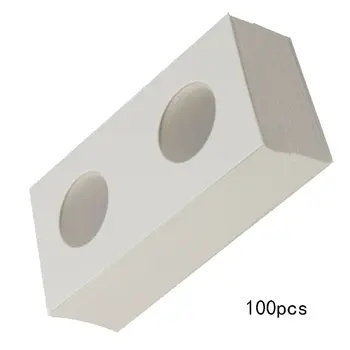 

100Pcs Penny Cardboard Coin Flips Storage 1 Cent Paper Holders White Coin Collect Holders Supplies Home Decor