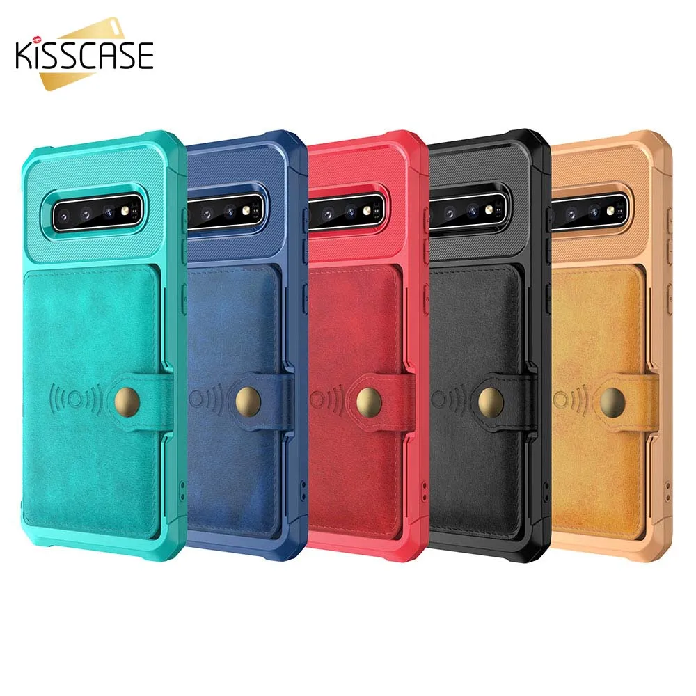 Чехол KISS на магнитной застежке кожаный чехол кошелек со слотом для карт samsung S10 Plus