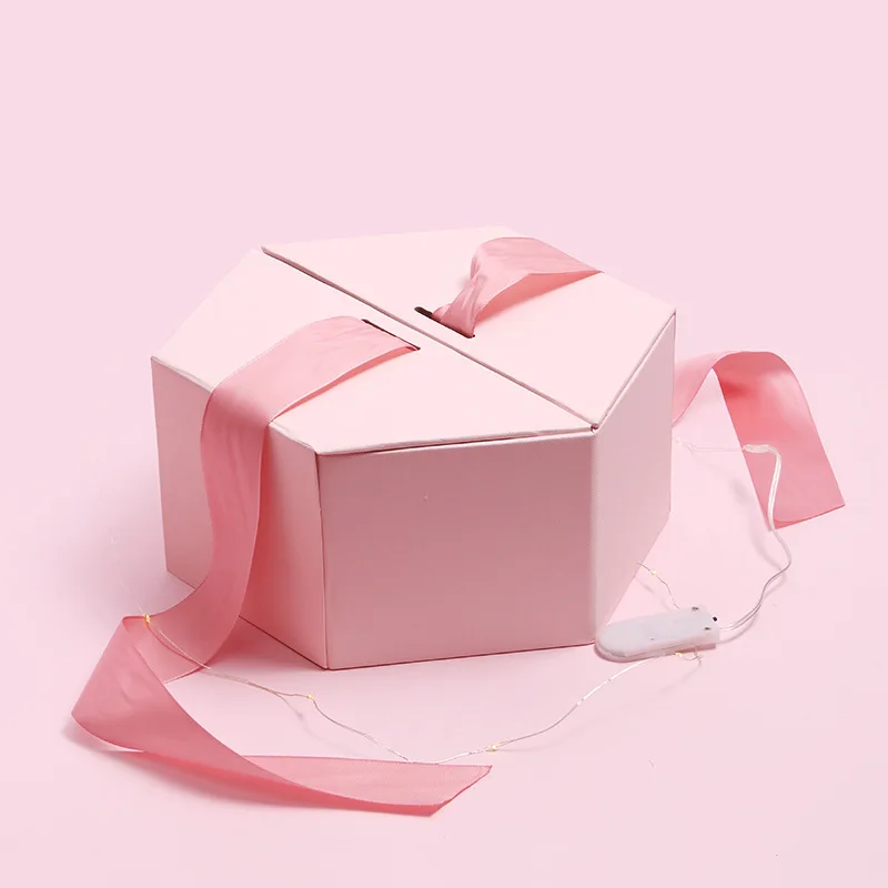 Шар-метеор, Подарочная коробка, макарон, пенопластовый шар, Подарочная коробка, пузырьковый шар, пустая коробка, сюрприз, Вибрирующая Подарочная коробка на день рождения