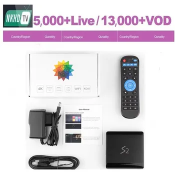 

NKHDTV IPTV Subscription Android 8.1 S2 4K IPTV Code 1 Year IPTV France Belgium Dutch Arabic Tunisia Algeria IP TV