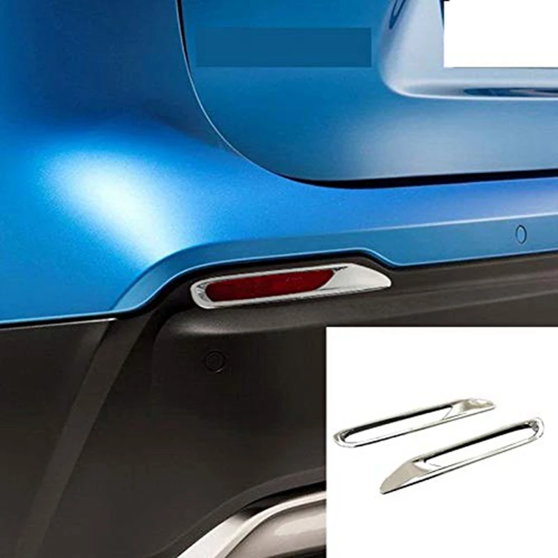 

2Pcs Abs Rear Fog Light Cover Trim For Nissan Qashqai J11 2017 2018 Abs Chrome Decoration